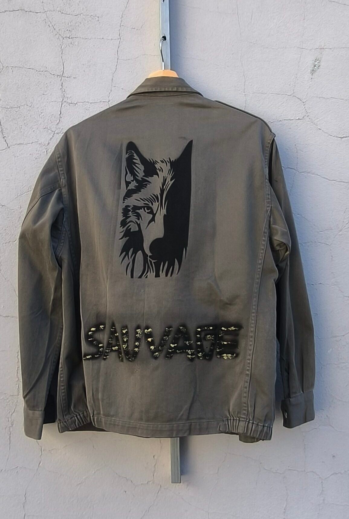 Veste Militaire Loup Sauvage