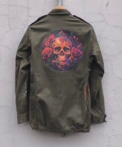 Alternative view of Veste militaire Urban Skull Bloom