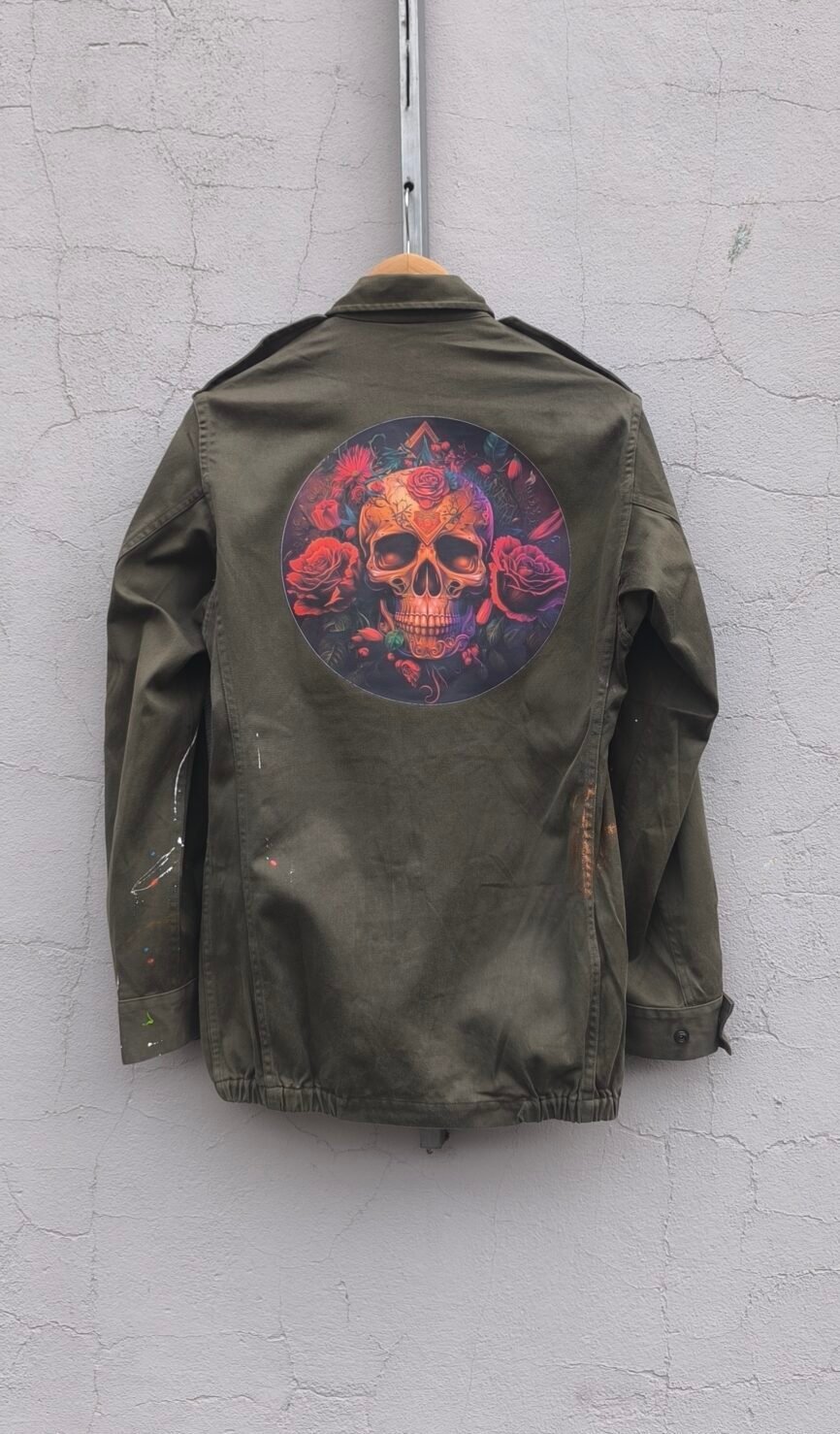 Veste militaire Urban Skull Bloom – Image 2