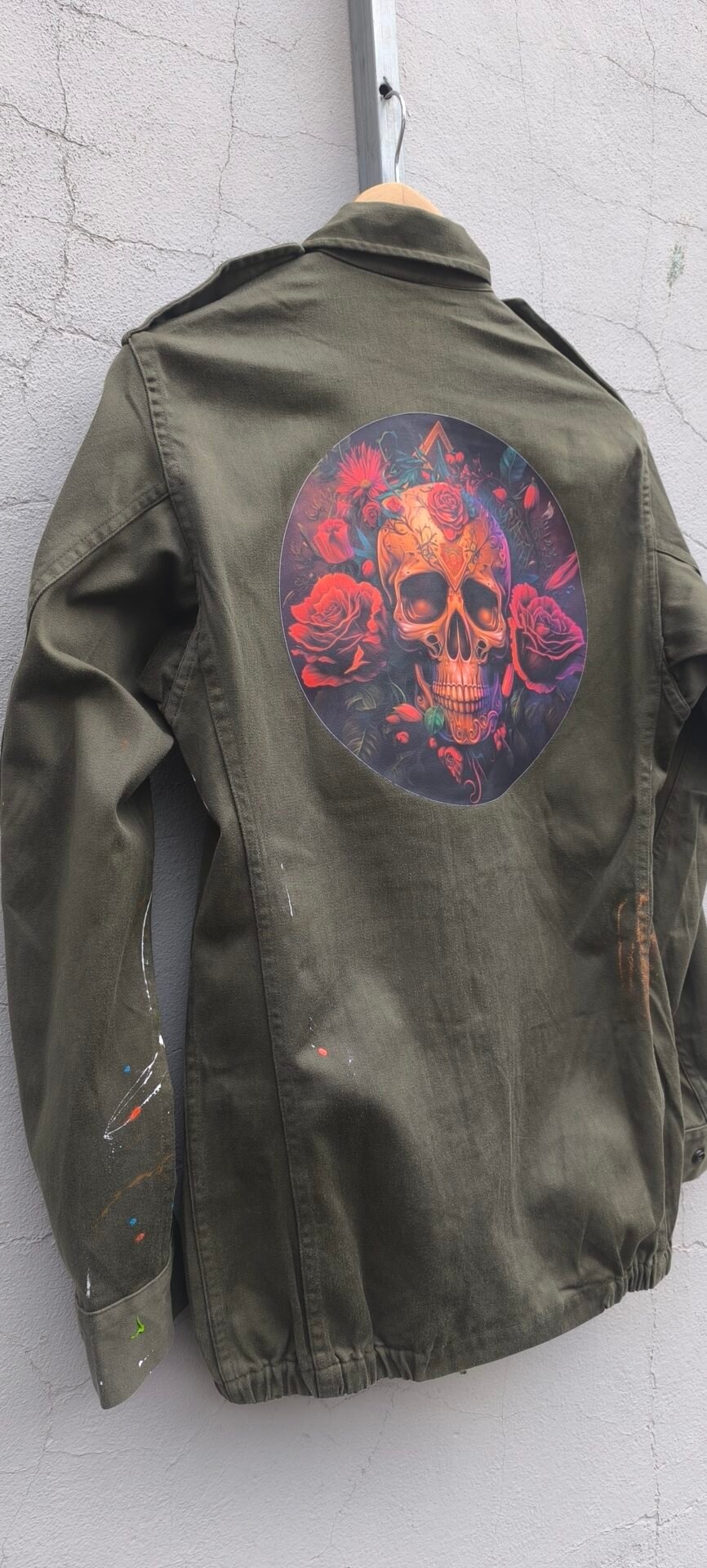 Veste militaire Urban Skull Bloom – Image 4